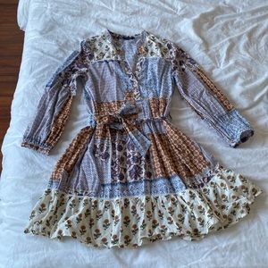 Zara Printed dress - size XS